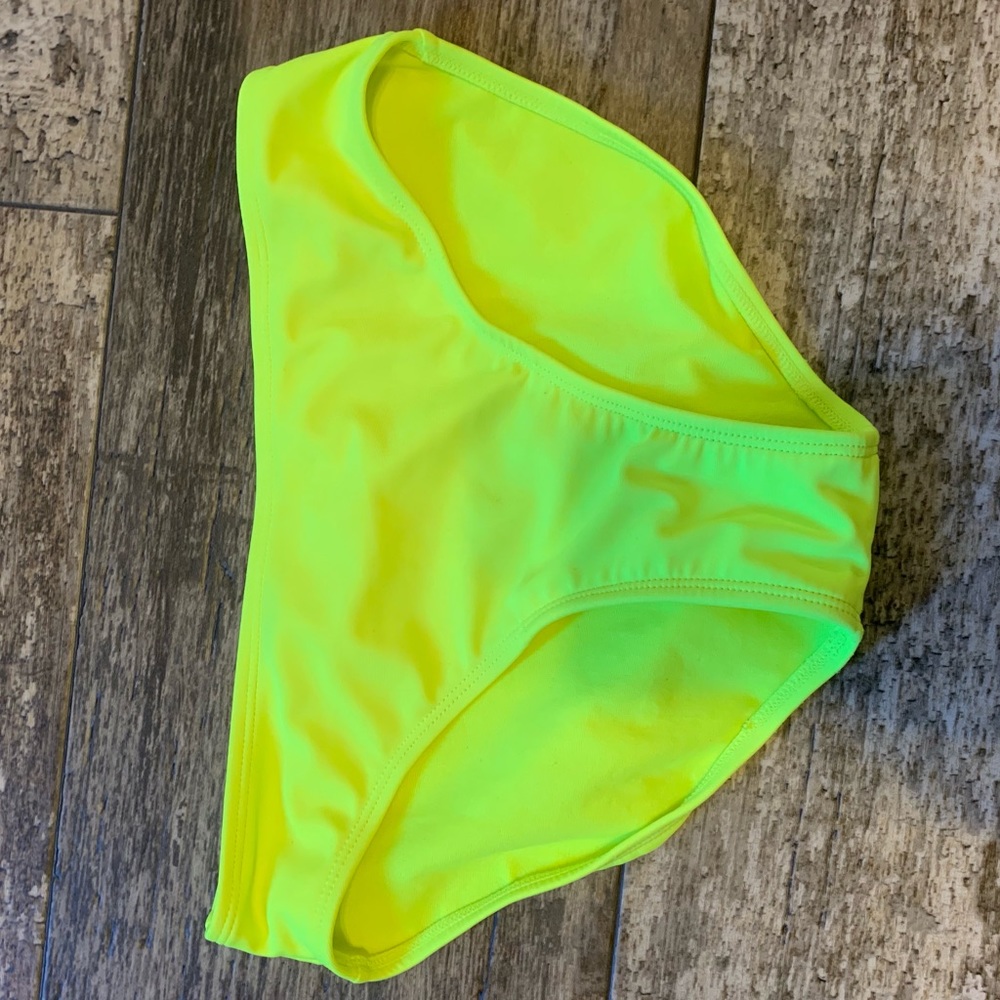 neon swimsuit bottom